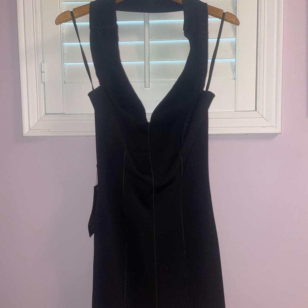 Offshoulder Cutout Ponte Dress